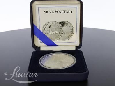 Hõbemünt 925* – 10€ Mika Waltari 200