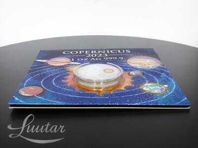 Hõbemünt Copernicus 5 euro 2023a. 999*