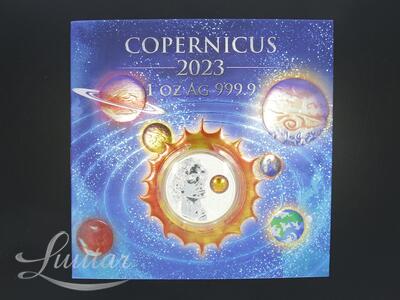 Hõbemünt Copernicus 5 euro 2023a. 999*