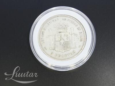 Hõbemündid 900* 5 Pesetas - Amadeo I 1871a. 7tk
