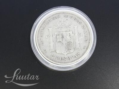 Hõbemündid 900* 5 Pesetas - Amadeo I 1871a. 7tk
