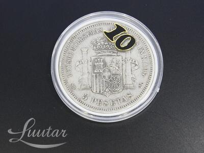 Hõbemündid 900* 5 Pesetas - Amadeo I 1871a. 7tk