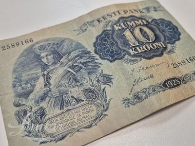 Rahatäht Eesti Pank 10 Krooni 1928