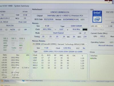 Sülearvuti Lenovo v330-14 IKB