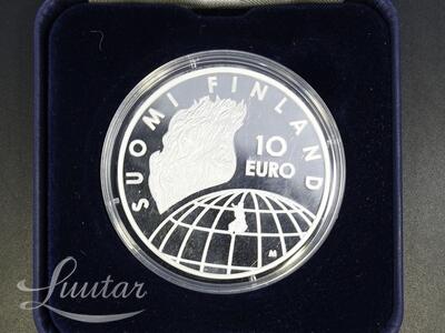 Hõbemünt 925* 10€ Helsinki Olympic 2002a