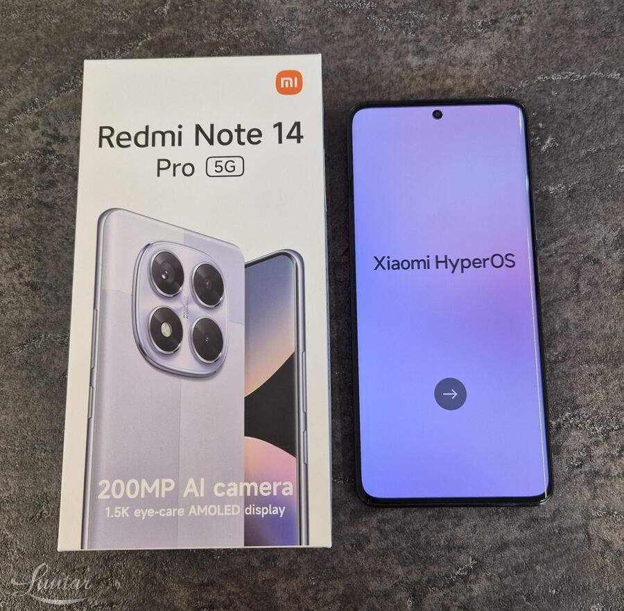 Mobiiltelefon Xiaomi Redmi Note 14 Pro 5G 256GB