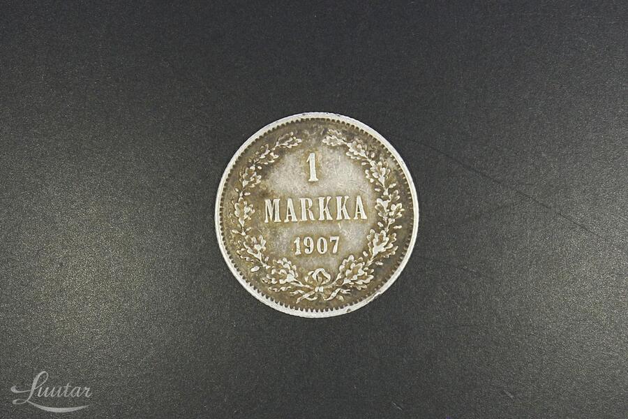 Hõbemünt 868* Soome Suurvürstiriigi 1 Markka 1907