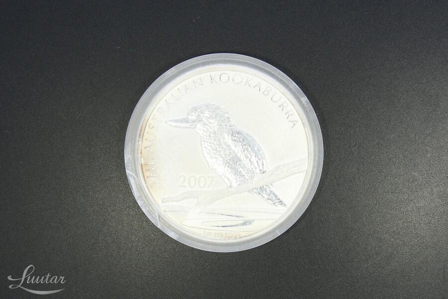 Hõbe münt 2007 Kookaburra Australia 1 oz 999*