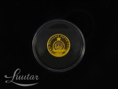 Kuldmünt 999* 2 Dollars 50 cents Tallinn 2021