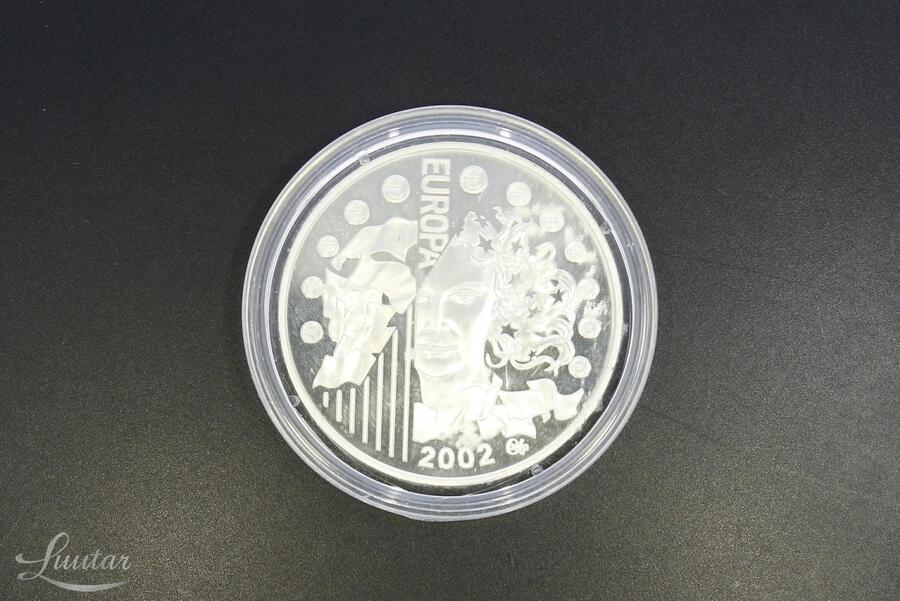 Hõbemünt 925* 1 Euro Europa 2002
