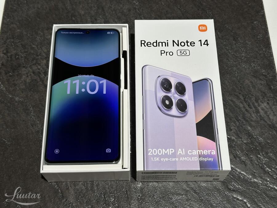 Mobiiltelefon Xiaomi Redmi Note 14 Pro 5G 256GB