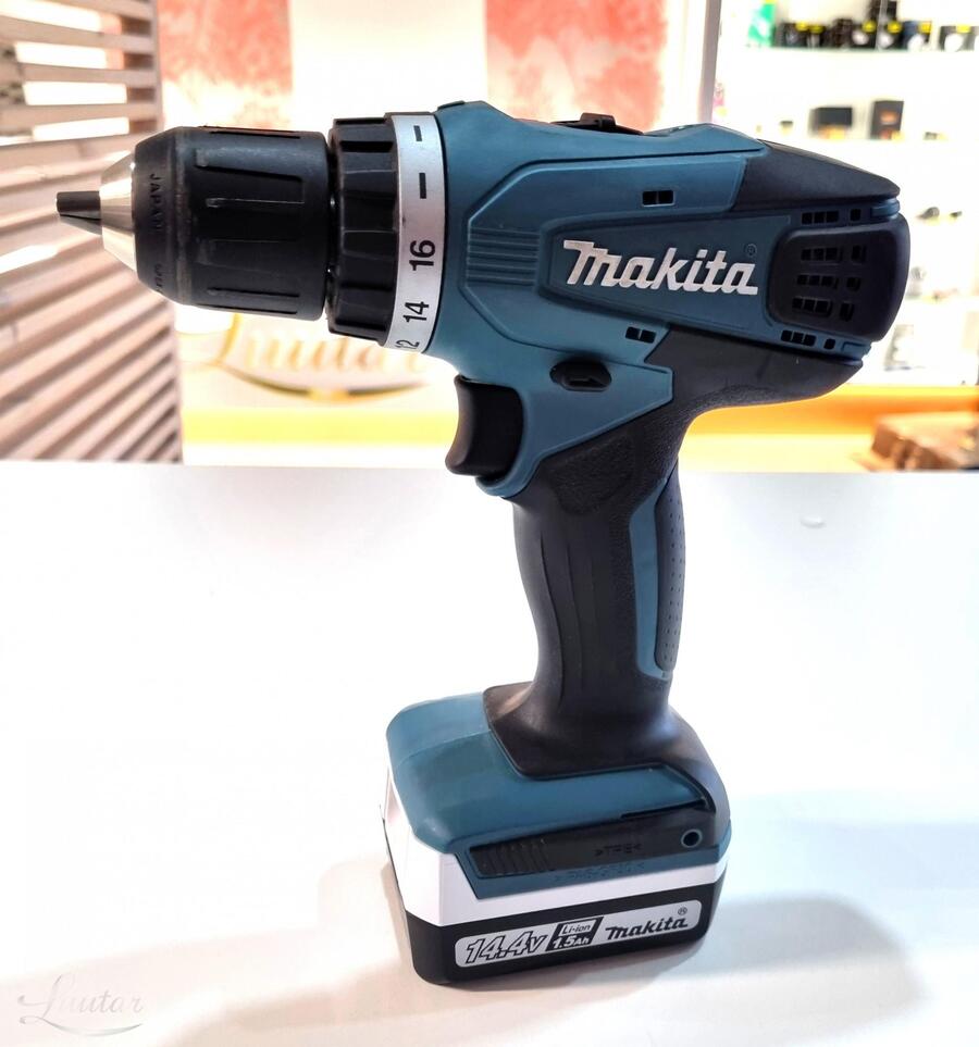 Akutrell Makita DF347D+ aku BL1415G 1.5Ah 14.4V