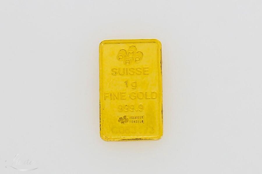 Kuldplaat SUISSE 999* 1G