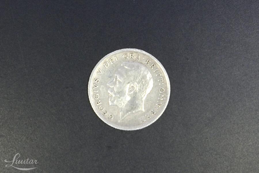 Hõbemünt 925* "6 Pence - George V 1918a"