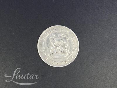 Hõbemünt 925* "6 Pence - George V 1918a"