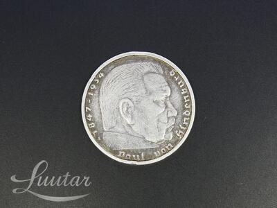 Hõbemünt 900* ''5 Reichsmark'' 1935