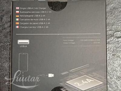 Laadija 2A + USB - USB Type-C
