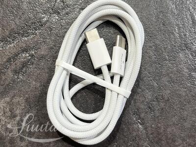 Juhe PrestiCo T46 USB-C --> USB-C PD 1.2M valge UUS!