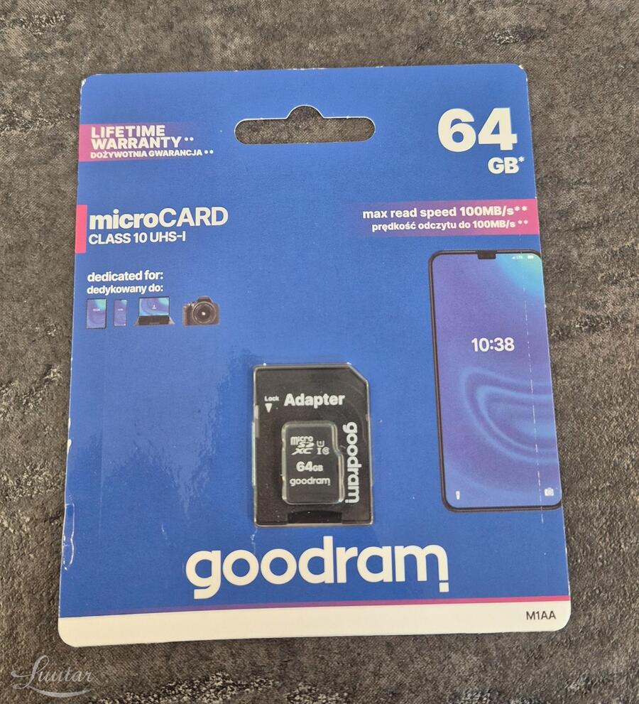Mälukaart microSD 64GB