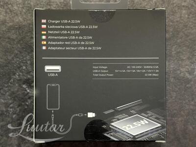 Laadija PRESTICO F3A 1xUSB 22​.​5W​ QC​ 3​.​0