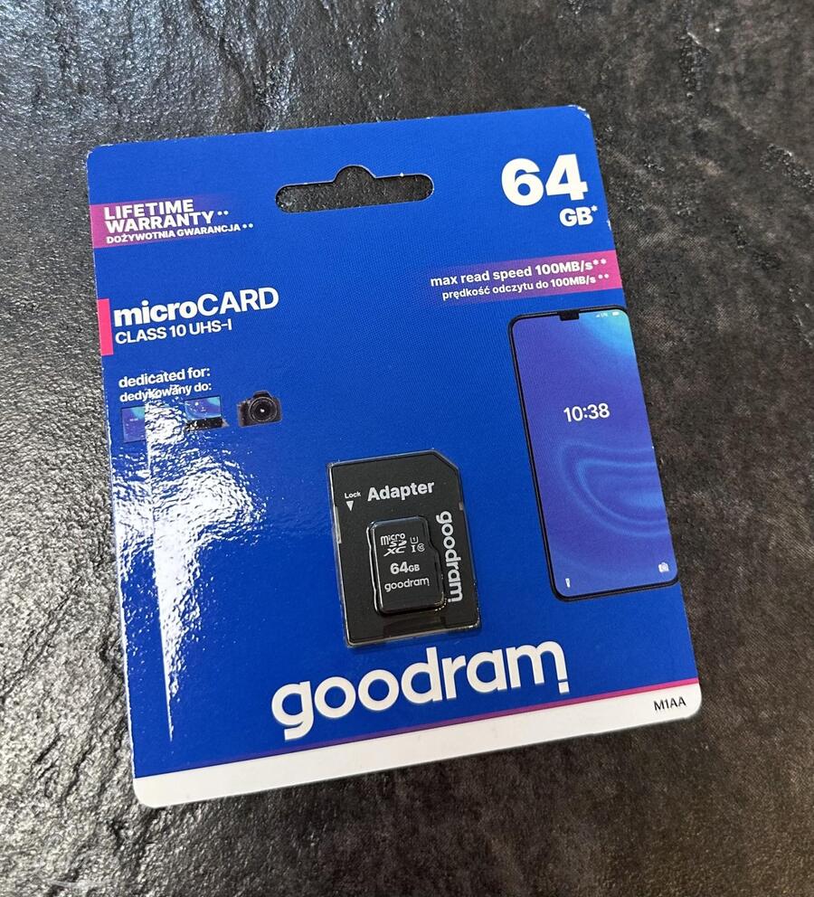 Mälukaart GOODRAM microSD 64GB UUS!