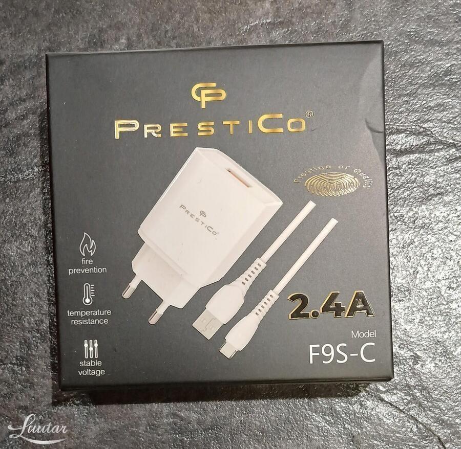 Laadija 2A + USB - USB Type-C UUS!