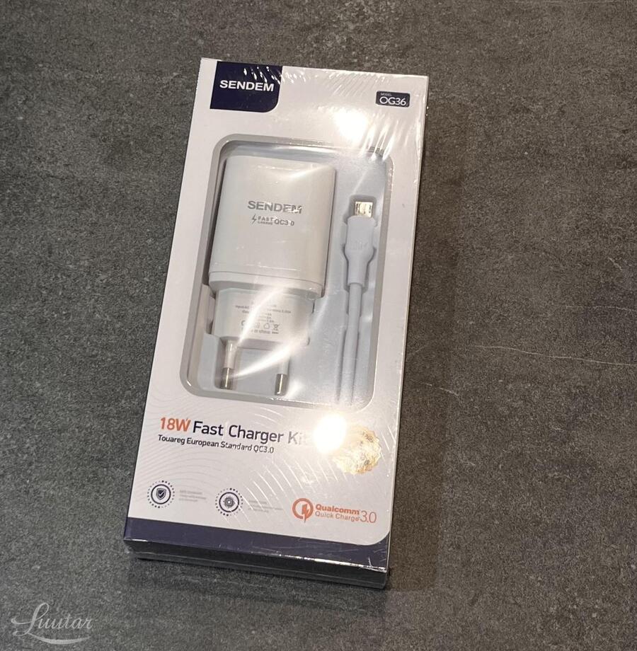 Laadija 2A+USB-microUSB