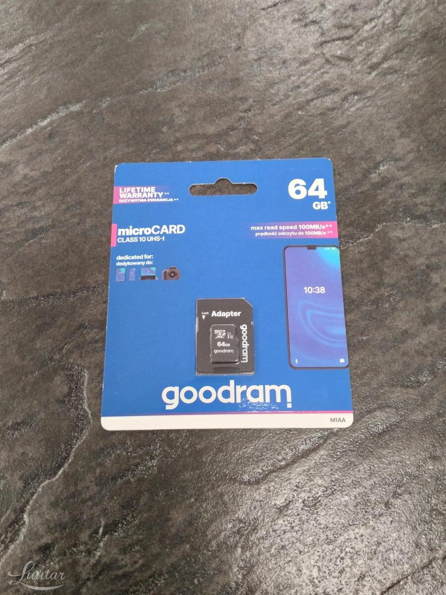 Mälukaart Goodram microSD 64GB