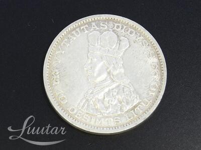 Hõbemünt 750* 10 Litų Vytautas 1936a