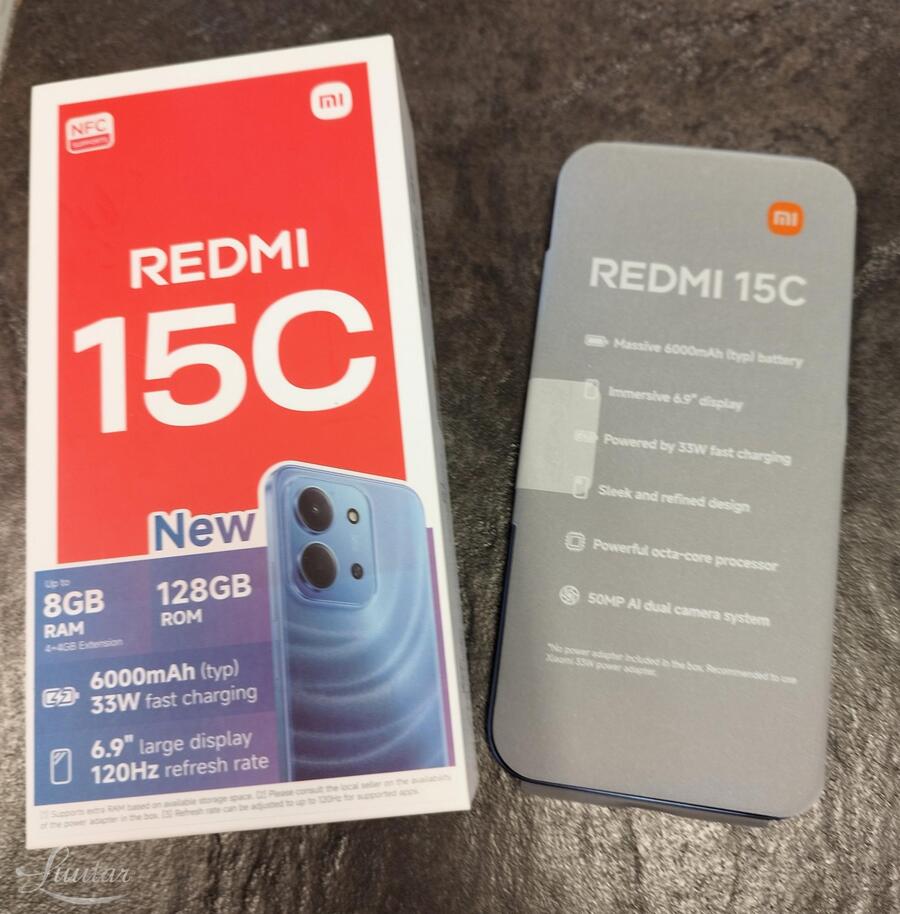 Mobiiltelefon Xiaomi Redmi 15C 128GB UUS! 