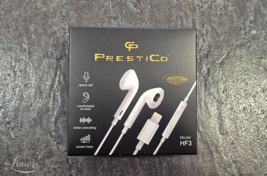 Kõrvaklapid PRESTICO HF3 Lightning UUED!