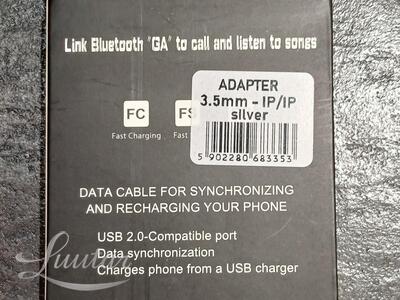 Üleminek Lightning - 3.5mm Jack + Lightning