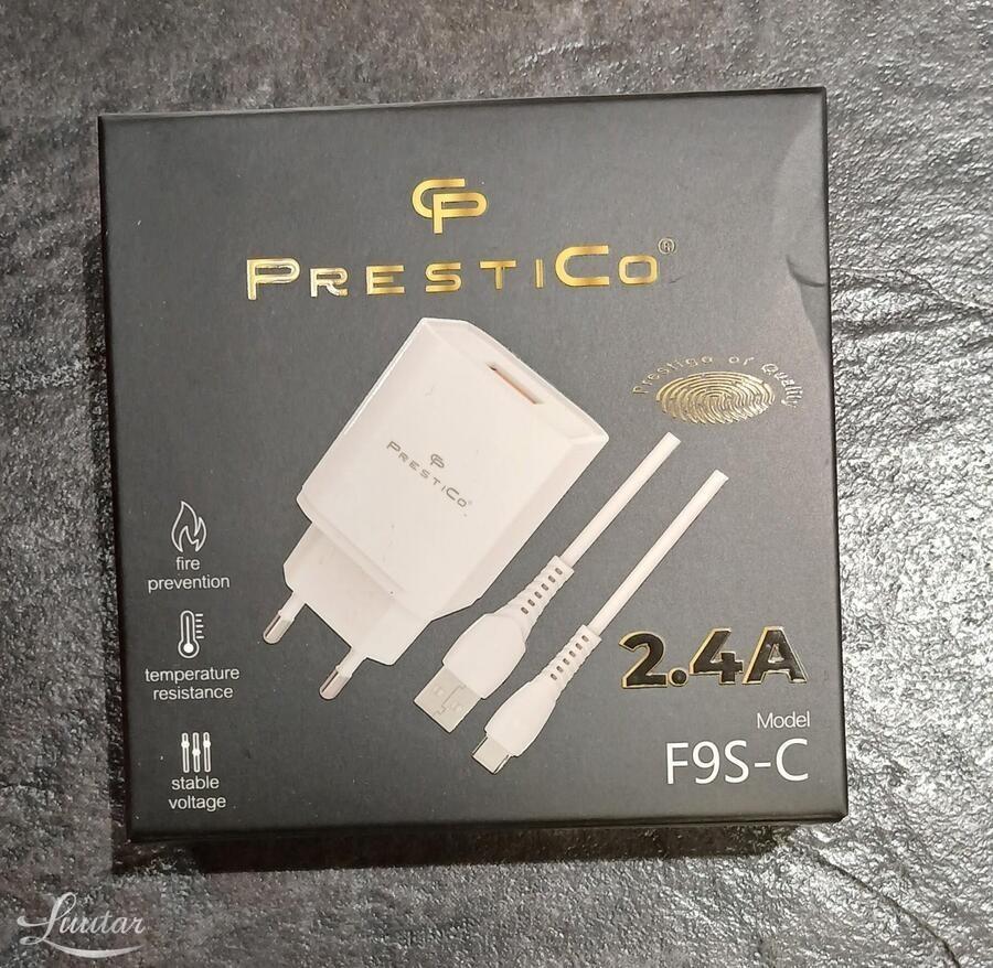 Laadija 2A +USB -USB Type C