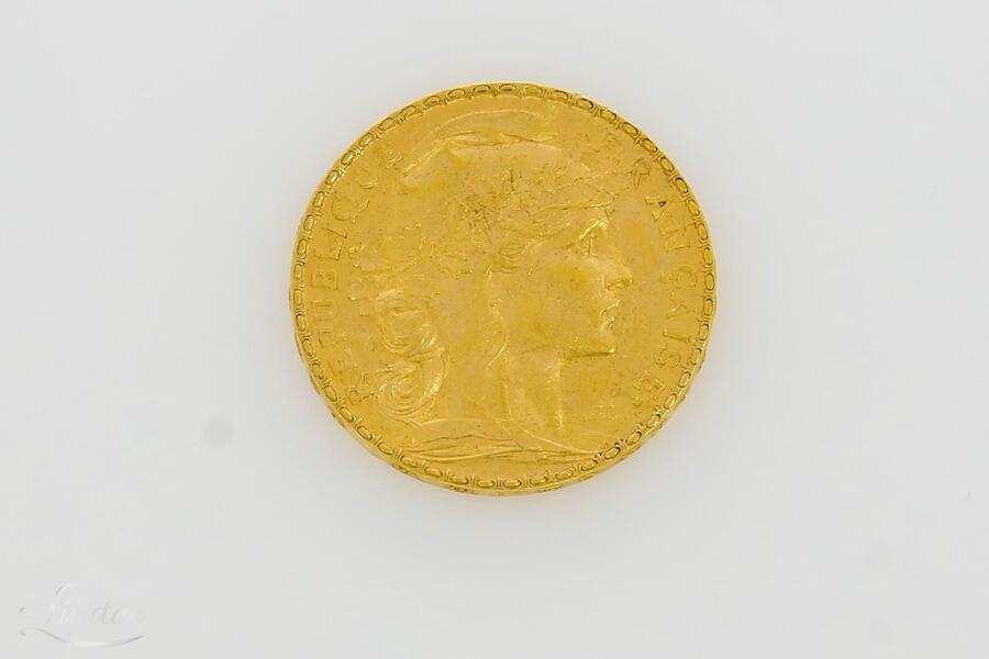 Kuldmünt 900* 20 francs Coq Dieu protège la France