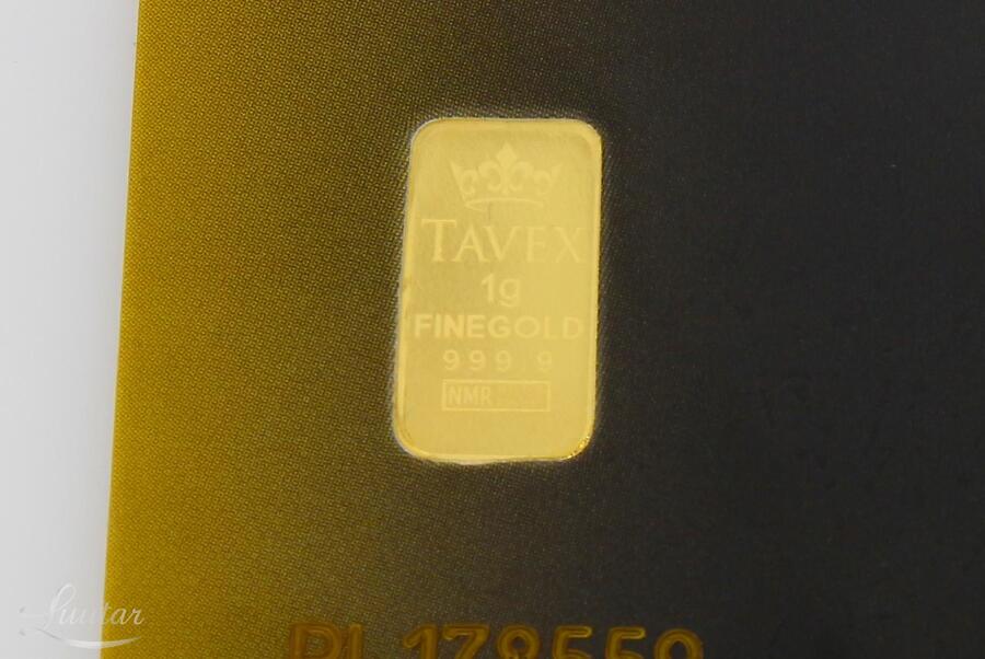 Kuldplaat 999* 1g Tavex