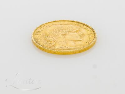 Kuldmünt France 20 francs 900* 1907a