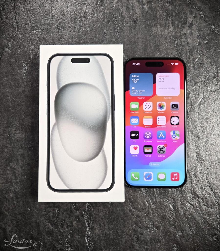 Mobiiltelefon Apple iPhone 15 256GB