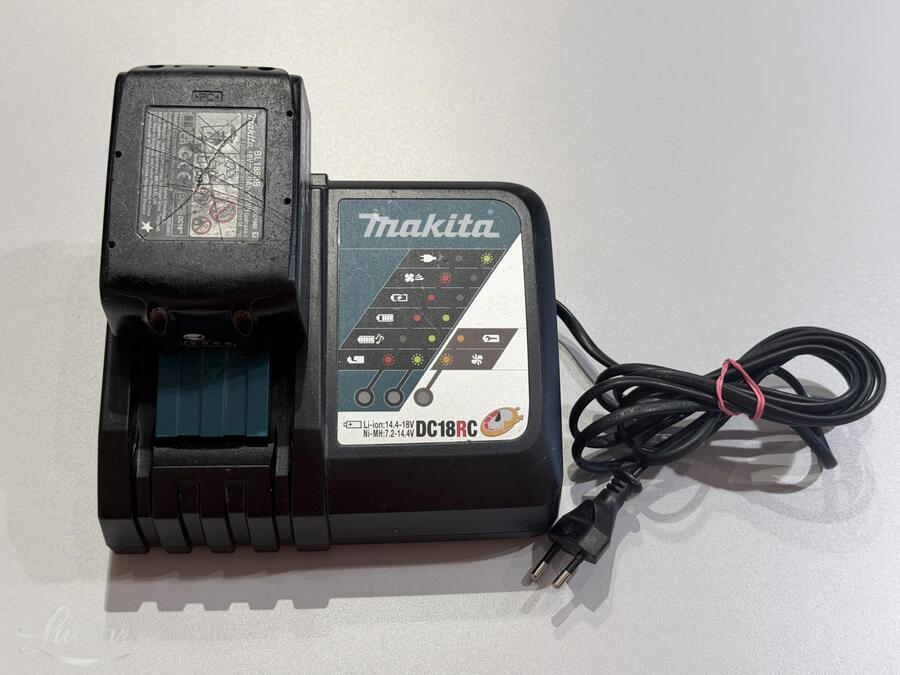 Makita laadija DC18RC ja aku 5,0ah 18v