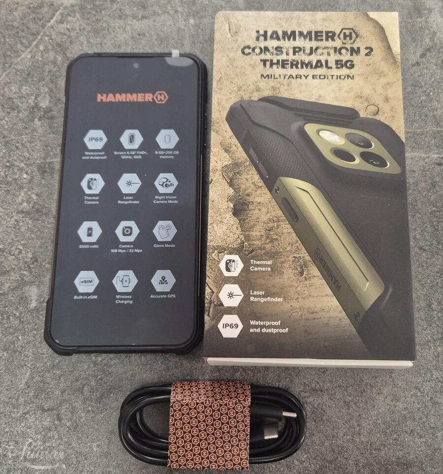 Mobiiltelefon myPhone Hammer Construction 2 256GB UUS!