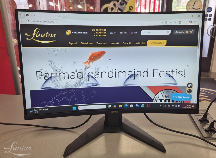 Monitor MSI MAG 276CF E20 27"