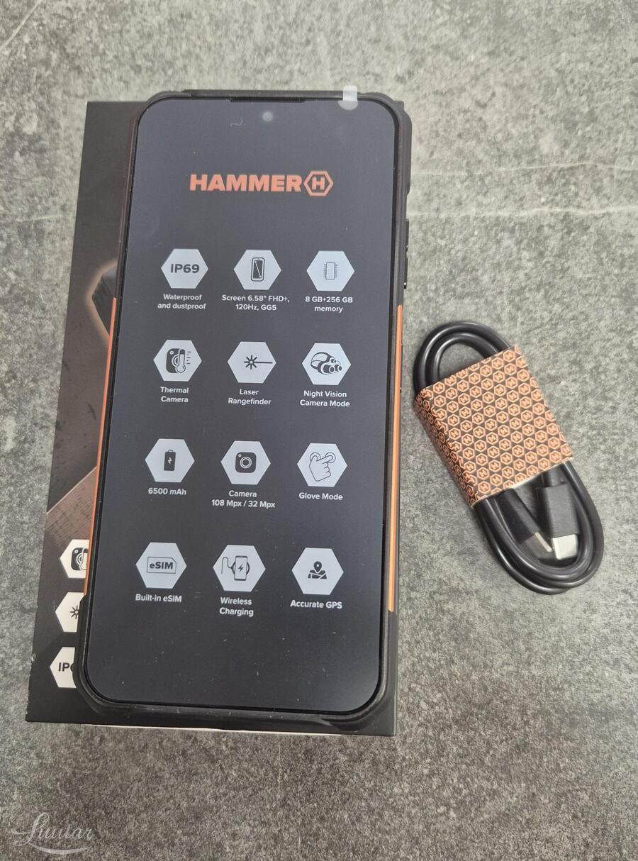 Mobiiltelefon myPhone Hammer Construction 2 256GB