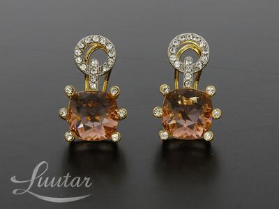 Tugevkullatud ehtekomplekt Swarovski kristallidega