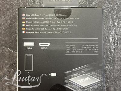 Laadija PrestiCo F11 USB + Type-C QC+PD 20W UUS!