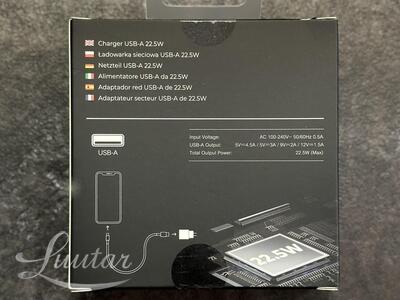 Laadija PRESTICO F3A 1xUSB 22​.​5W​ QC​ 3​.​0 UUS!