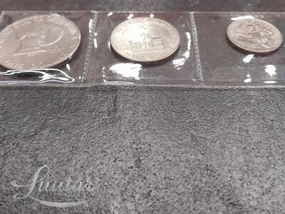 Mündid "USA 1$, 1/2$, 1/4$" 1976a
