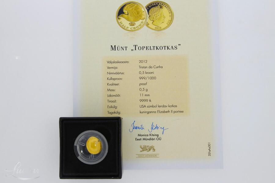 Kuldmünt "Topeltkotkas" 999* 2012a.