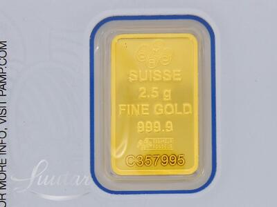 Kuldplaat 999* Lady Fortuna™ Gold Minted Bar - 2.5g