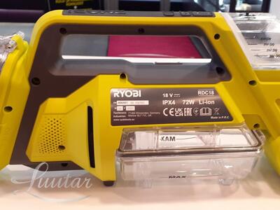 Akutekstiilipesur Ryobi One + Swift Clean  RDC18-1C20G