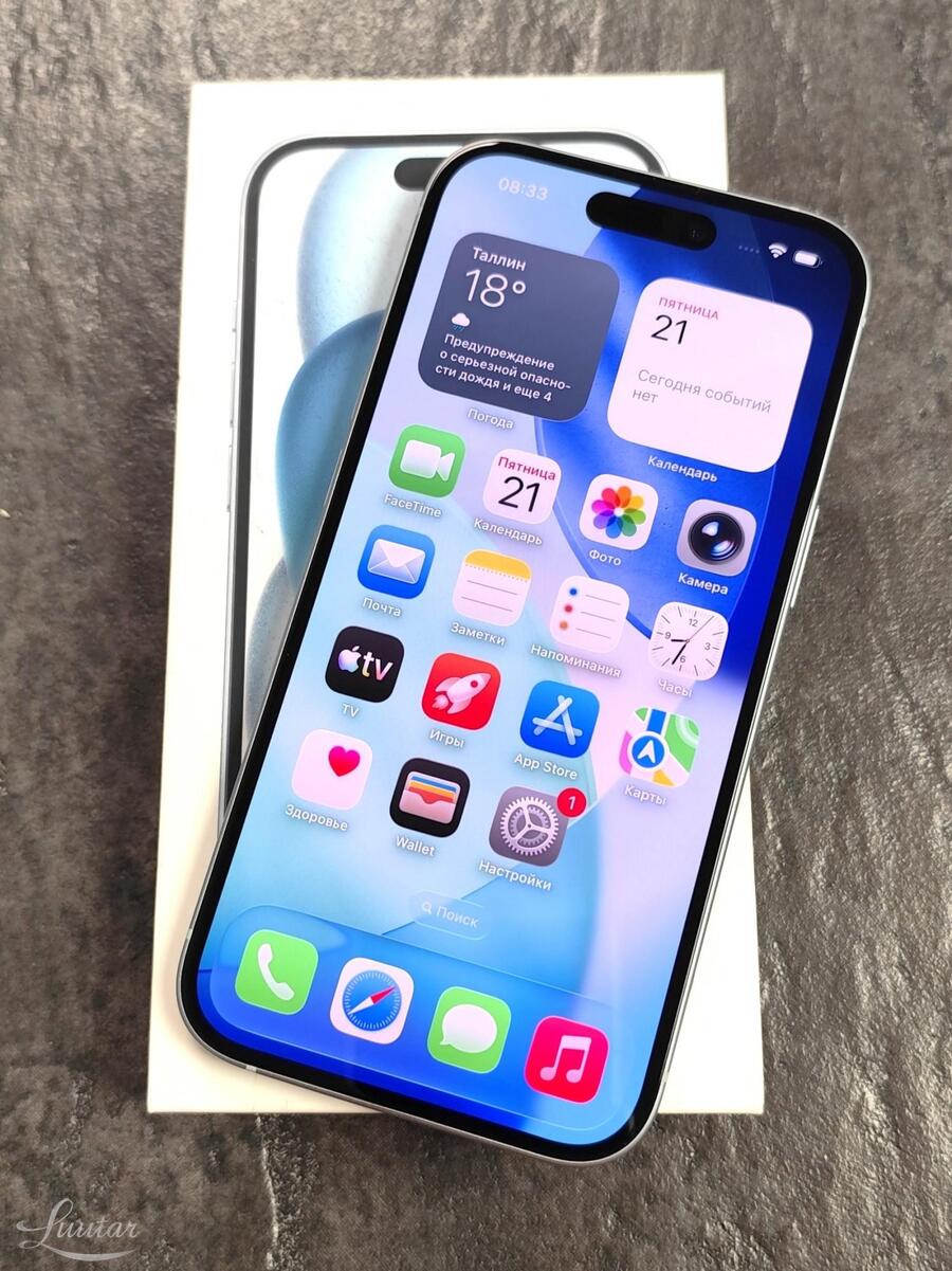 Mobiiltelefon Apple iPhone 15 128GB
