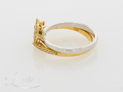 Kuldsõrmus 750* Briljandid 0.3ct